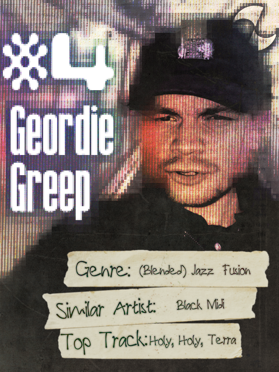 ZuZu social media graphic featuring Geordie Greep